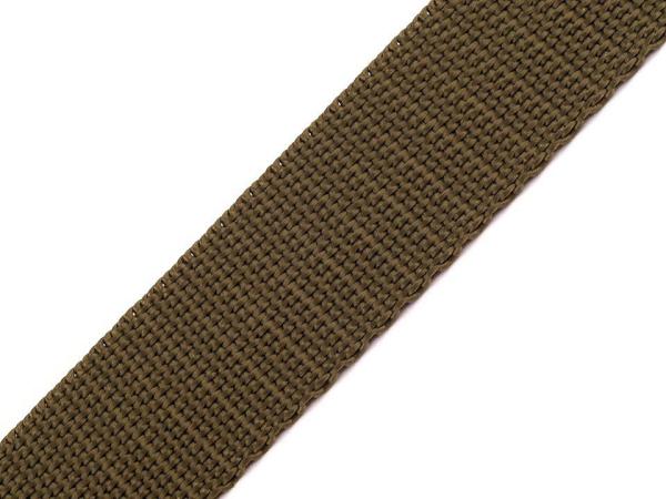Gurtband Uni 30 mm Khaki